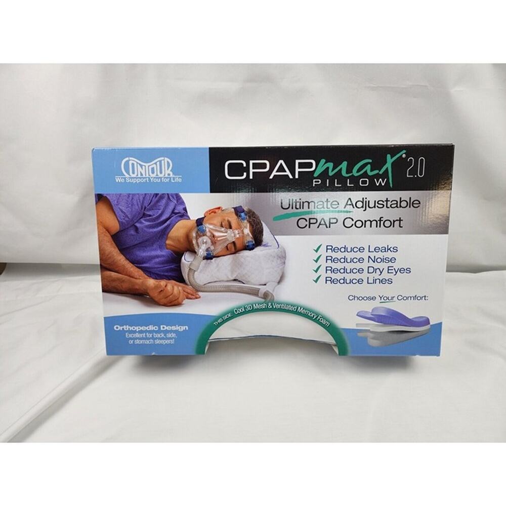 Contour CPAPMax 2.0 Adjustable Pillow - Sleep Apnea Support